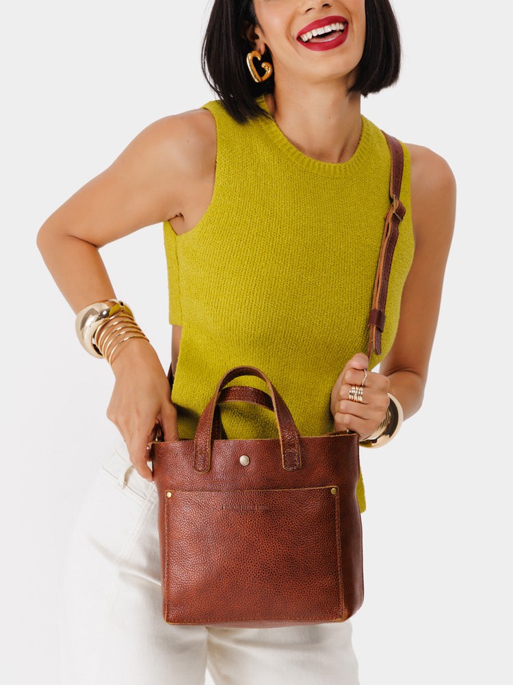Classic Leather Tote Bag