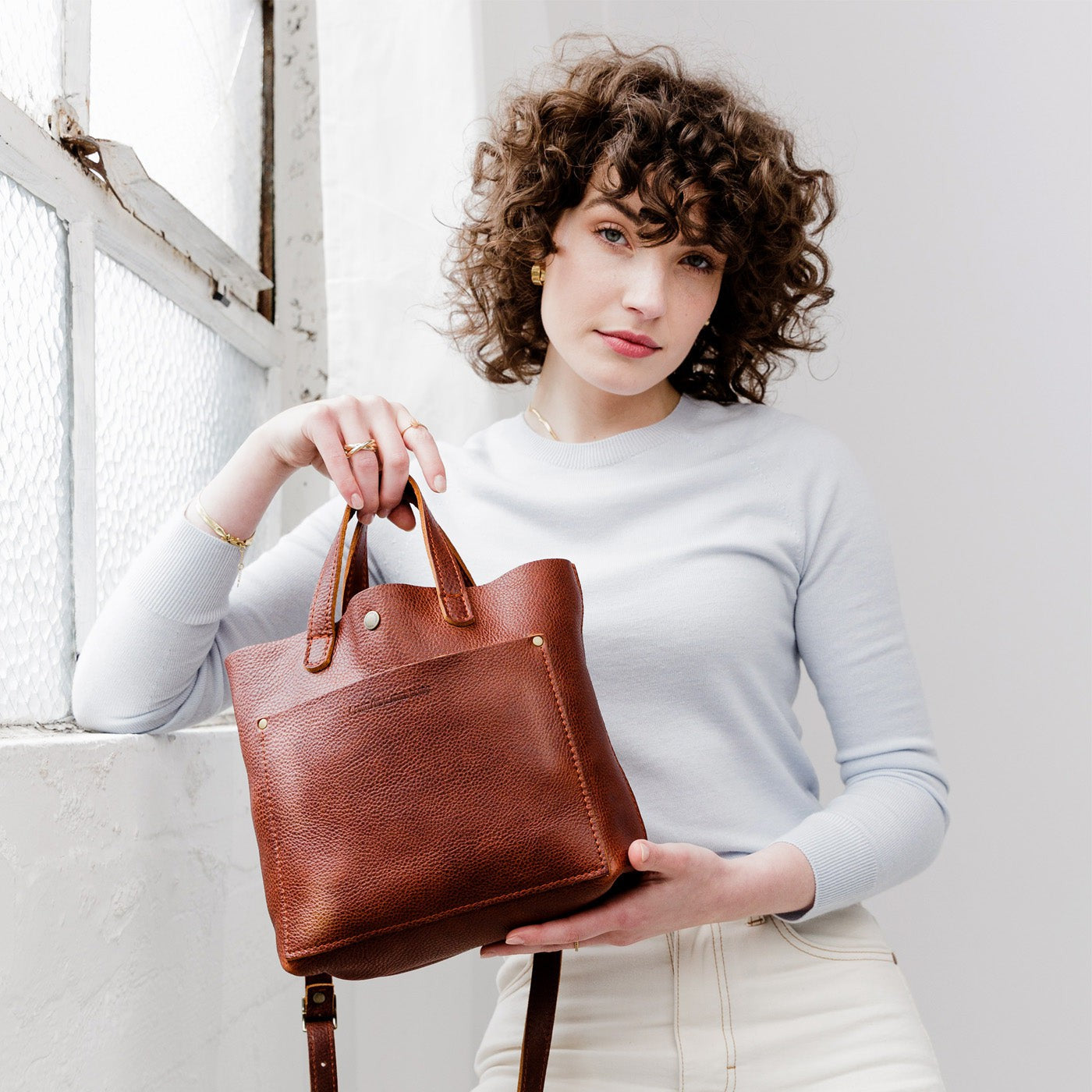 The Marvelous, Large Tote Bag, Big Leather Crossbody Purse