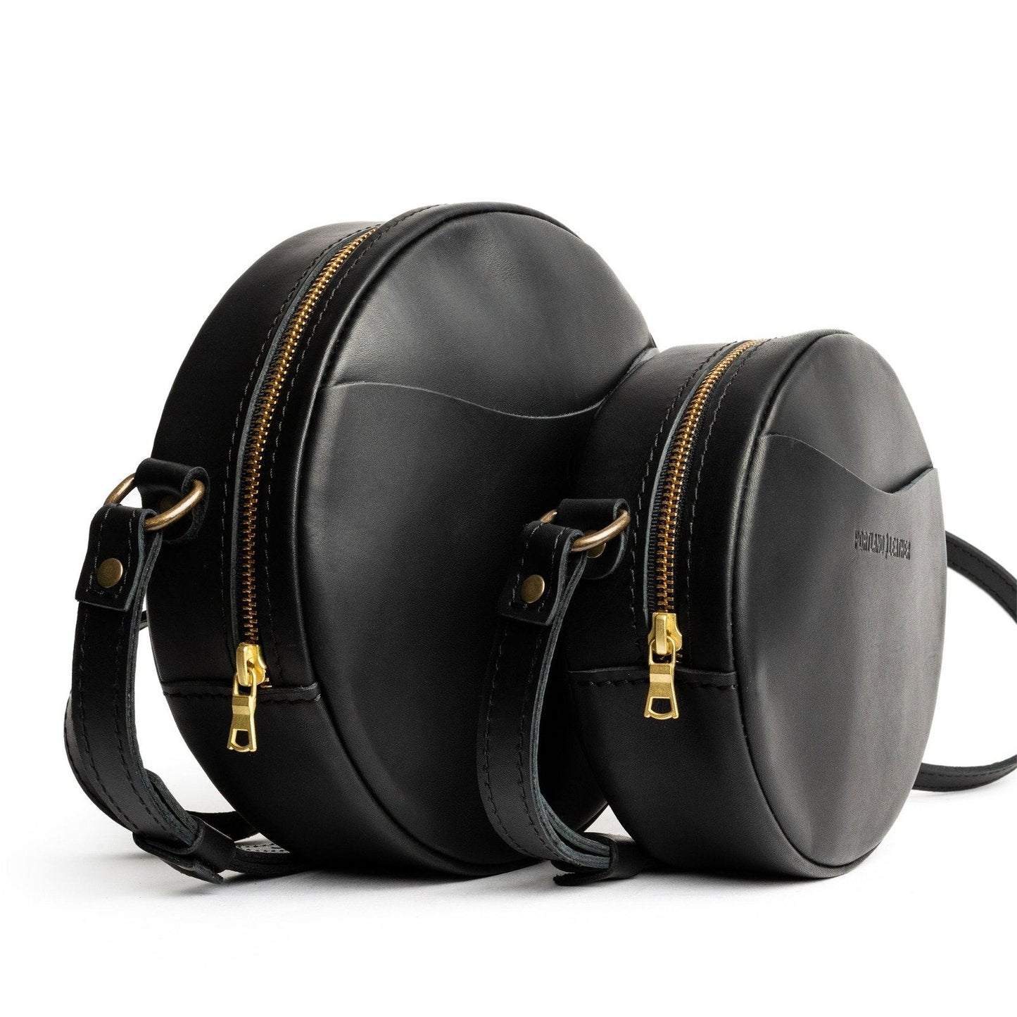 All Color: Black | leather handmade circle purse