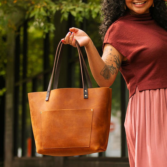 'Almost Perfect' Leather Tote Bag