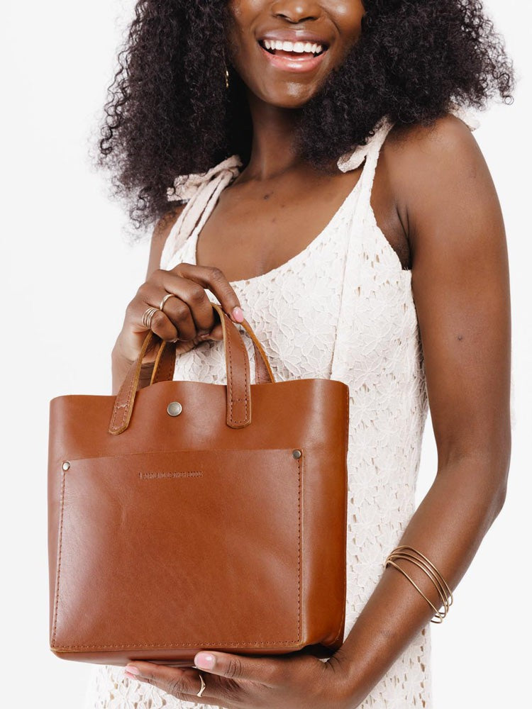 Classic Leather Tote Bag