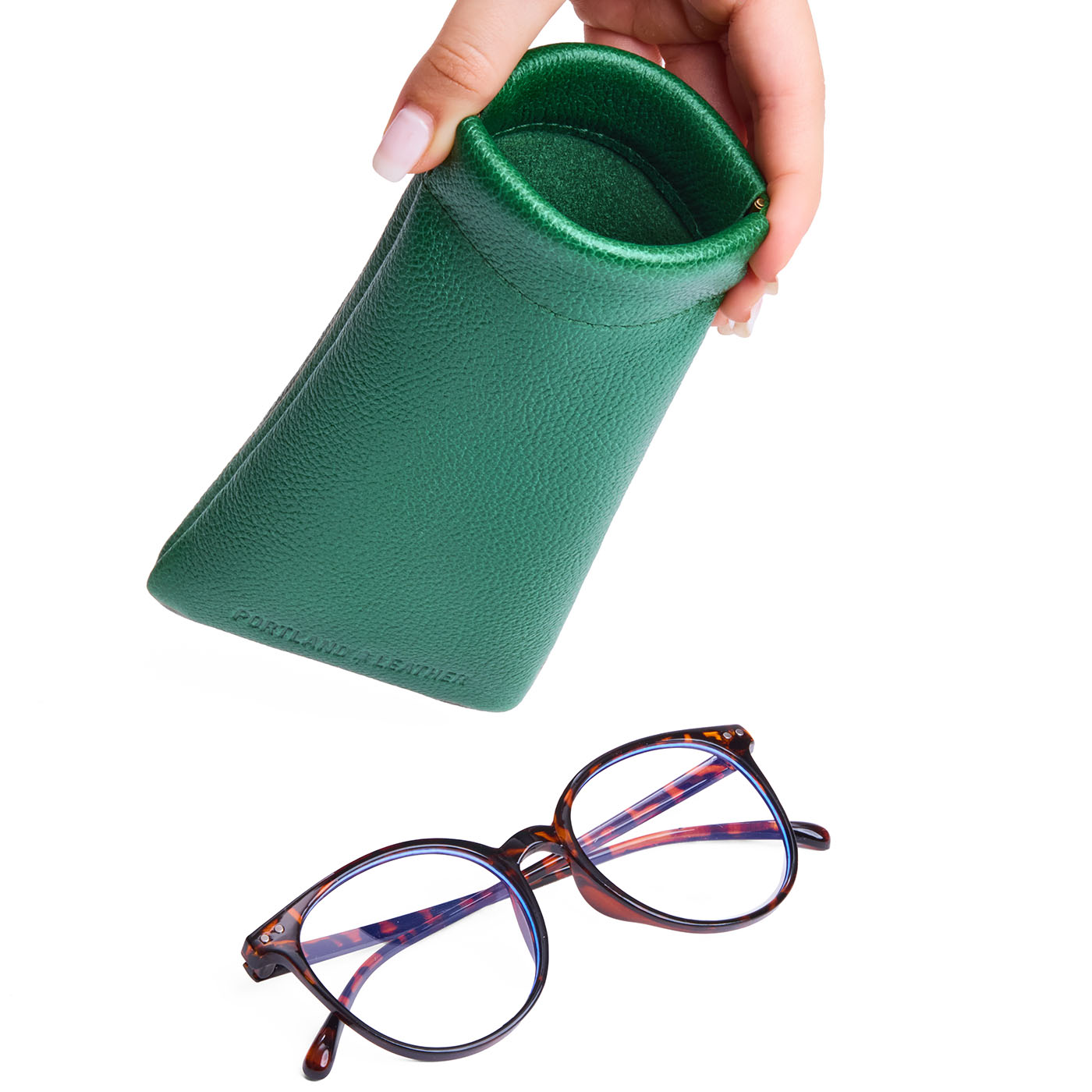 Squeeze Eyeglass Case | Portland Leather Goods