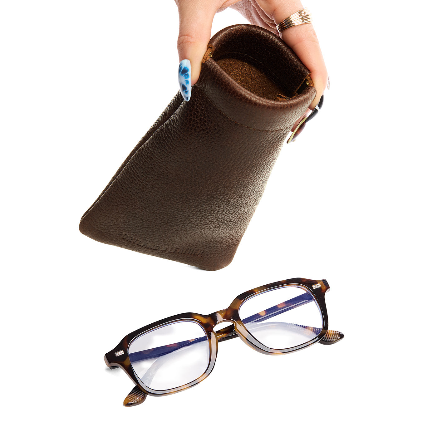 Squeeze Eyeglass Case | Portland Leather Goods
