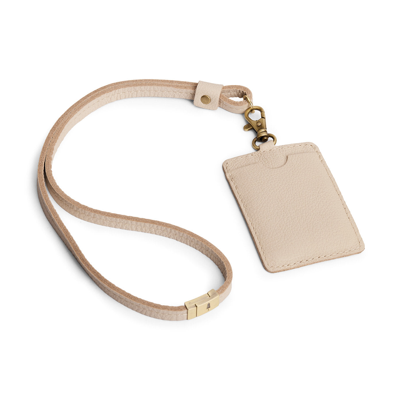 Vertical Lanyard Card Holder | Portland Leather Goods