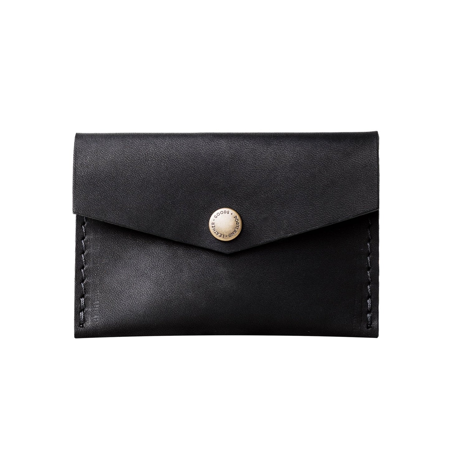 All Color: Black | leather handmade mini card wallet