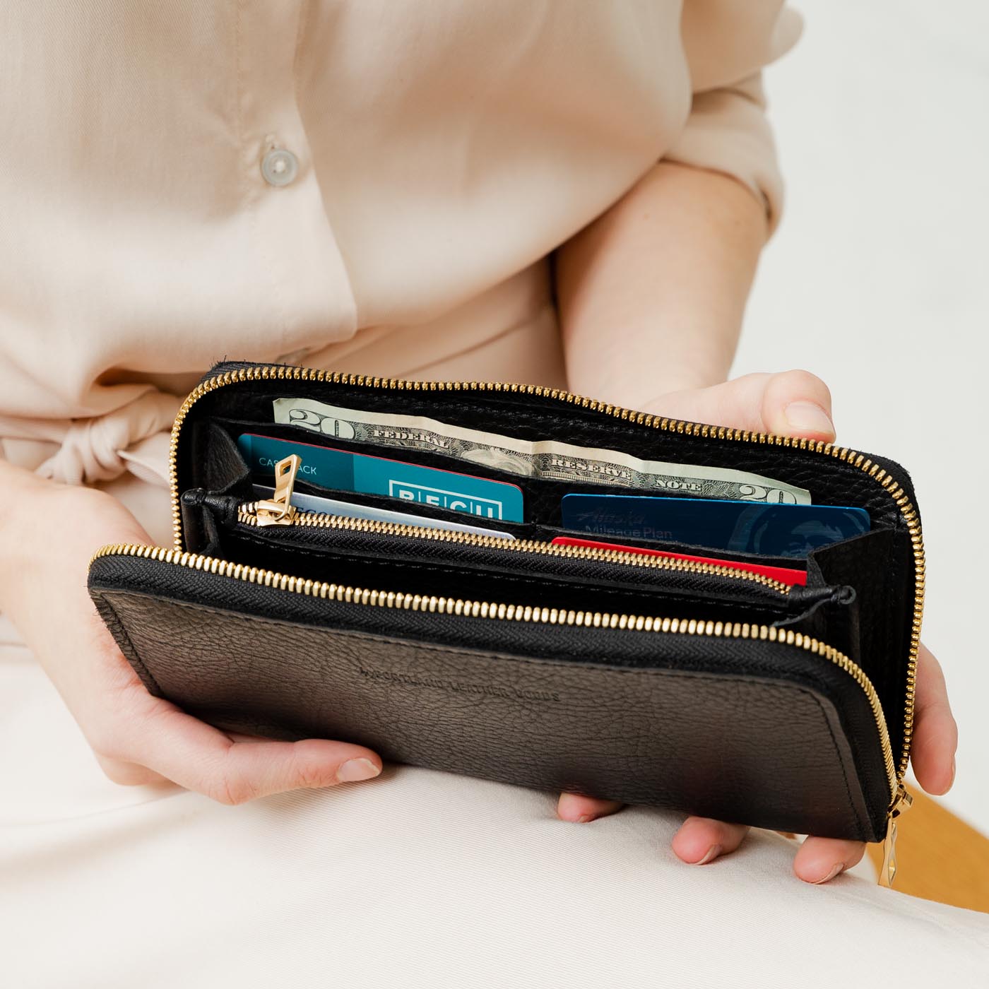 Almost Perfect' Accordion Zip Wallet | Portland Leather Goods