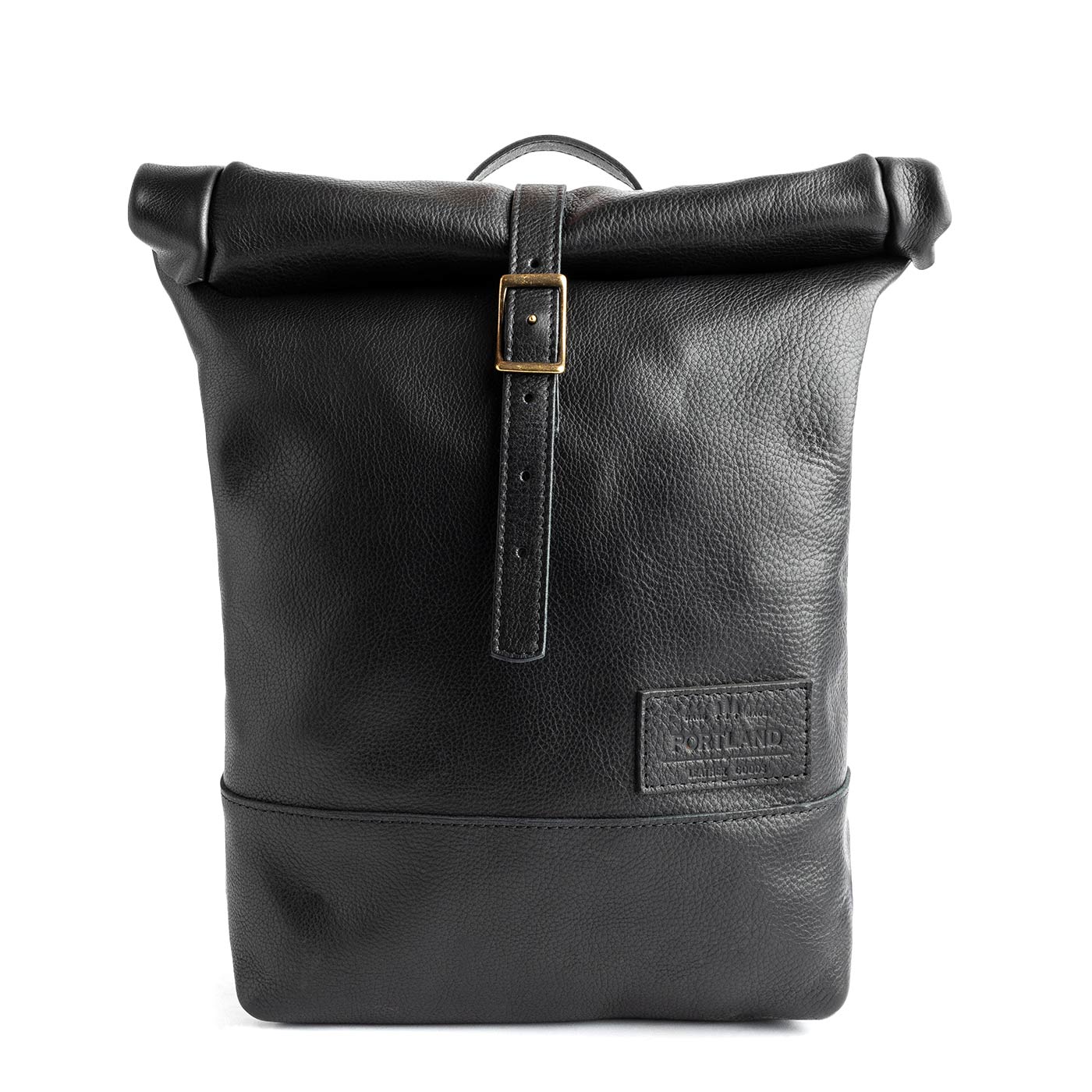 Portland leather rolltop backpack Clearance