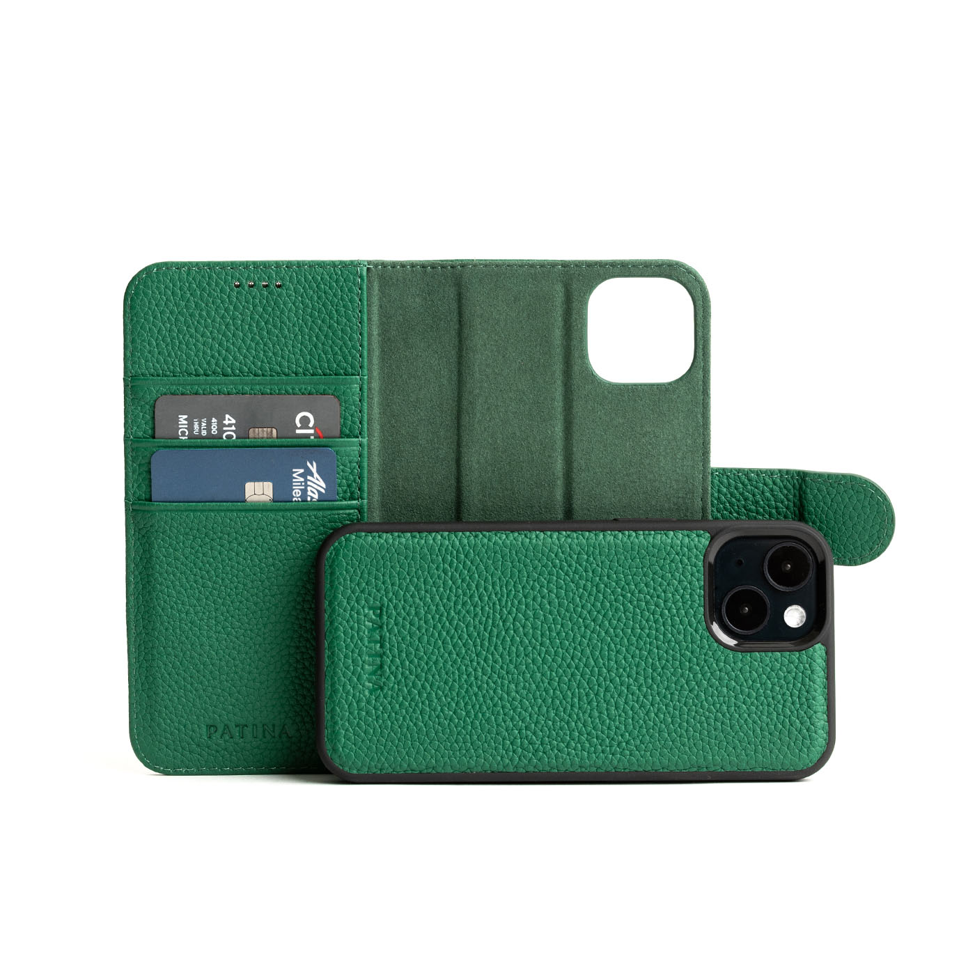iPhone 13 Pro Max Leather Case - with Detachable Wallet