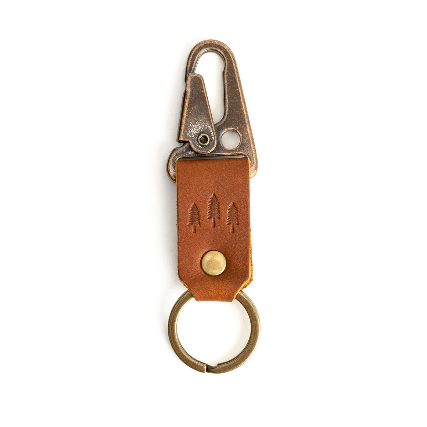 Portland Leather PLG Keychain, Honey / Short