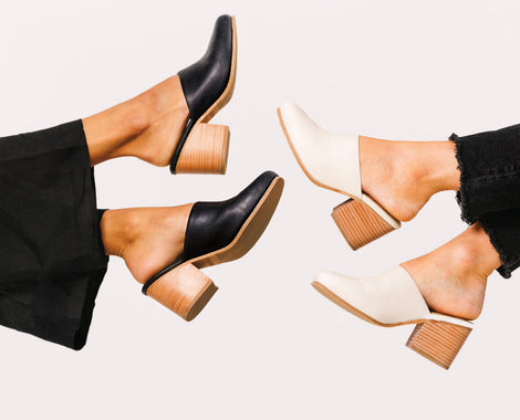 Women's Leather Mules