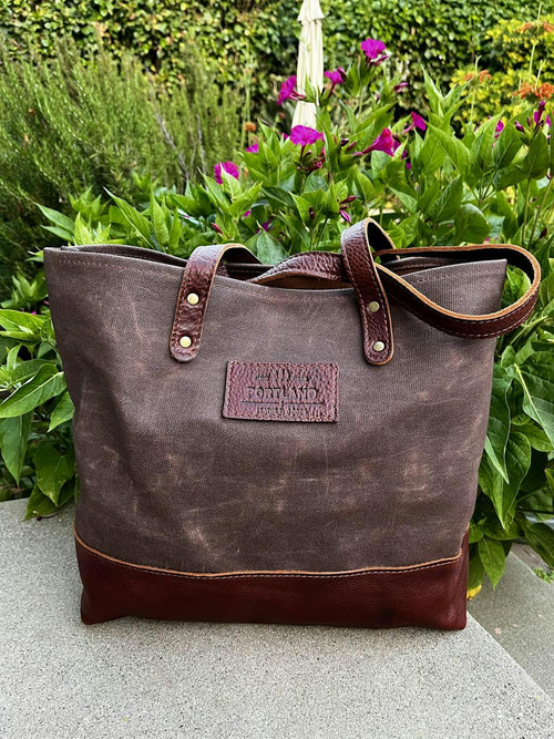 Brown tote - customer review photo