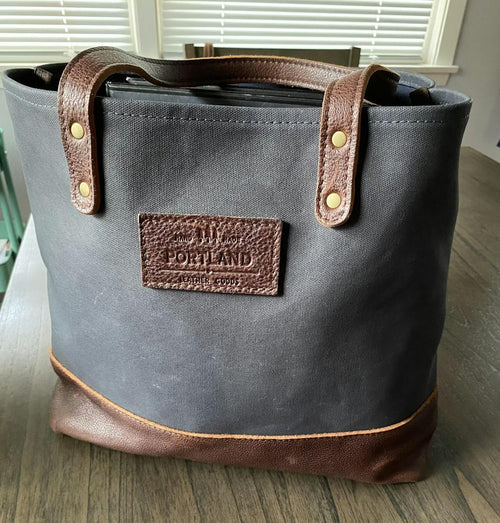 Navy big tote - customer review photo