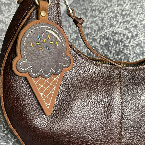 Ice Cream cone bag charm - customer review photo