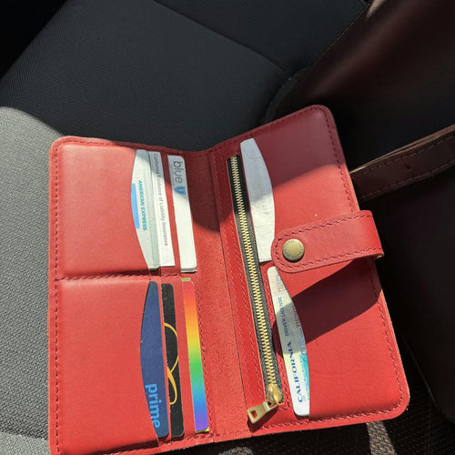 AP Bifold Wallet in Ruby - customer review photo