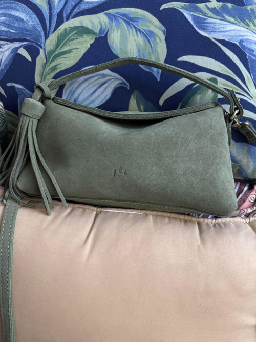 The Redesigned Amelie in Laurel Suede is fire 🔥 - customer review photo