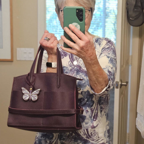 Medium Ashburn in Plum - customer review photo