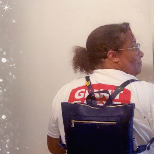 Cute backpack wish the straps were a little - customer review photo