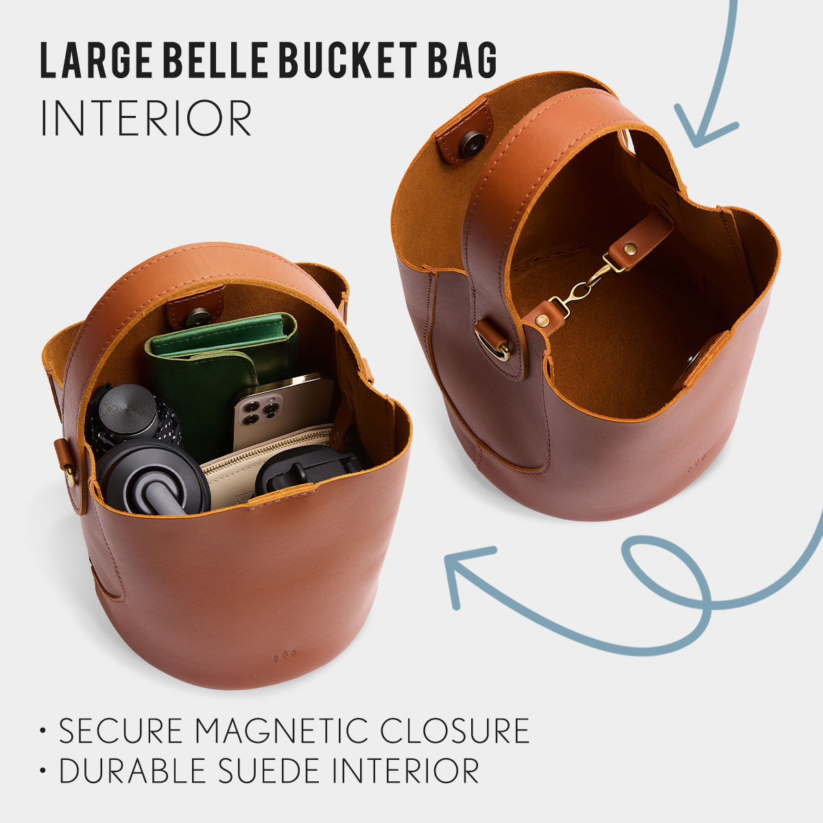 Almost Perfect' Belle Bucket Bag | Portland Leather Goods