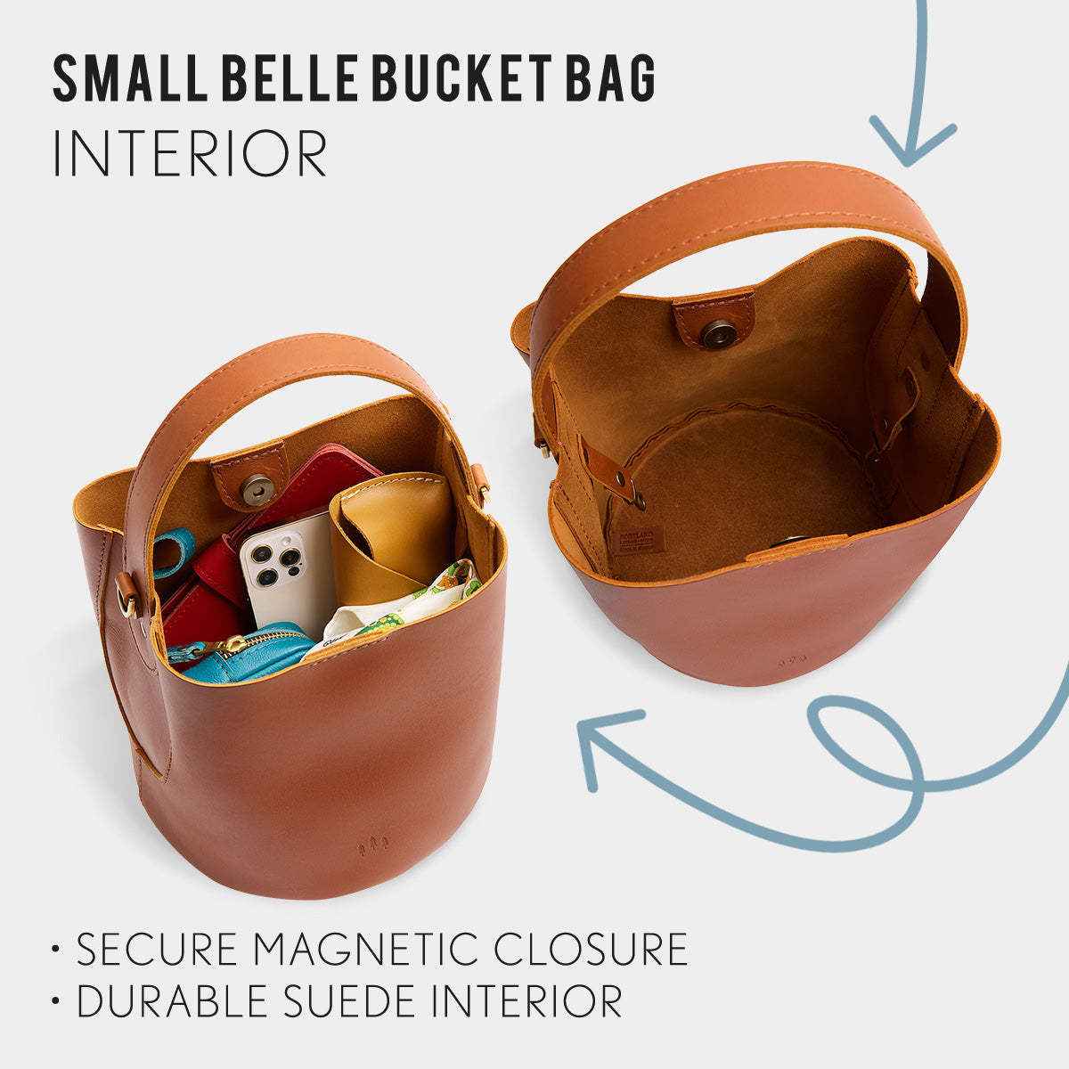【Belle☆】バッグ Belle Bucket Bag | Portland Leather Goods