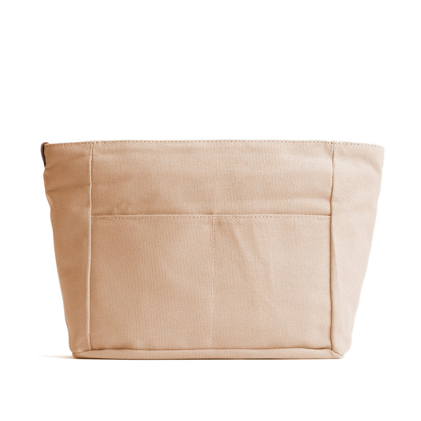 Sesame*Zipper*Medium | Medium canvas bag insert for organization