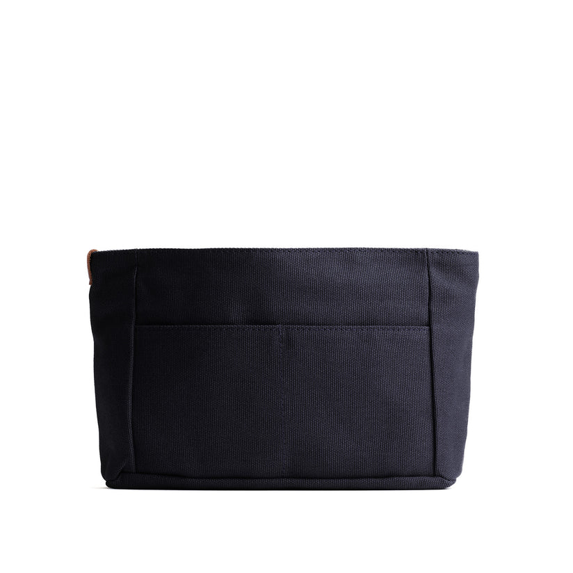 Black*Zipper*Small | Small canvas bag insert for organization