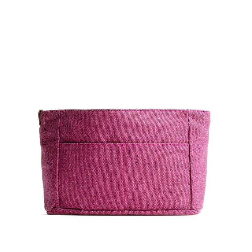 Dragonfruit*Zipper*Small | Small canvas bag insert for organization