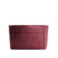 Maroon*Zipper*Small | Small canvas bag insert for organization