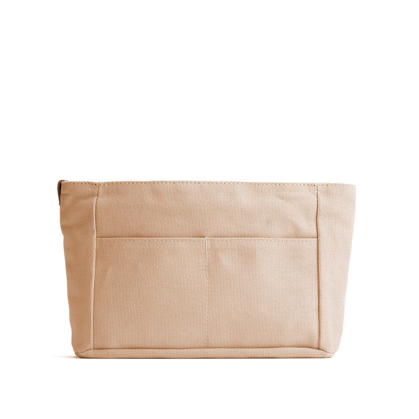 Sesame*Zipper*Small | Small canvas bag insert for organization