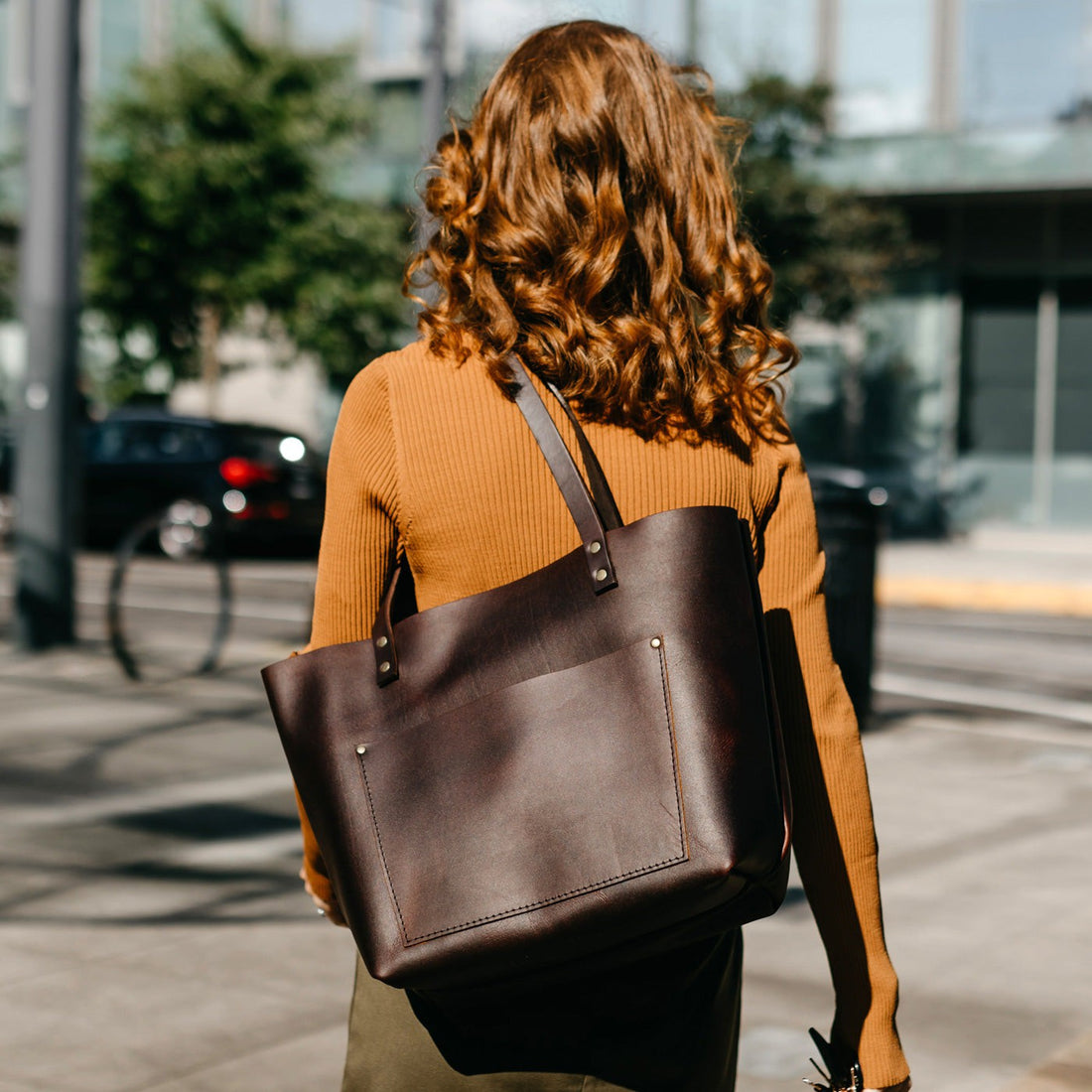 'Almost Perfect' Leather Tote Bag Portland Leather Goods