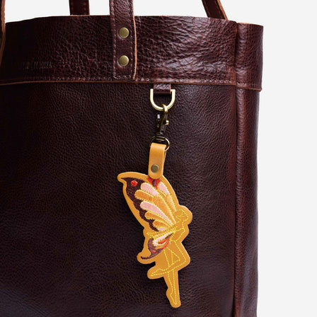 Mango | Fairy shaped keychain with a swivel lobster clasp