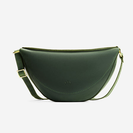 Evergreen*Small | Half circle shaped sling bag