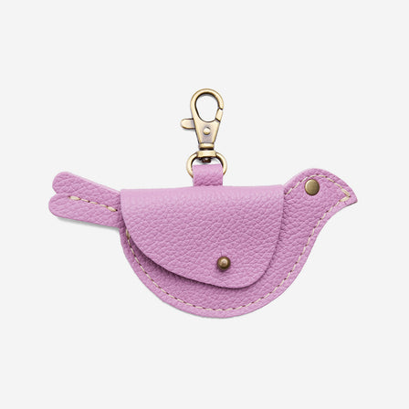 Calla Lily | Bird shaped pouch with button closure and lobster clasp