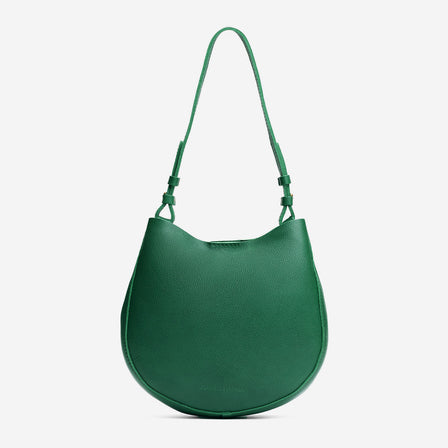 Bacalar*Medium | Rounded shoulder bag with adjustable strap on a white background