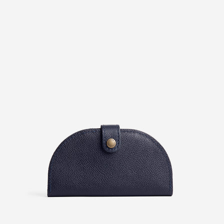 Night Owl | Semicircle bifold wallet with snap closure