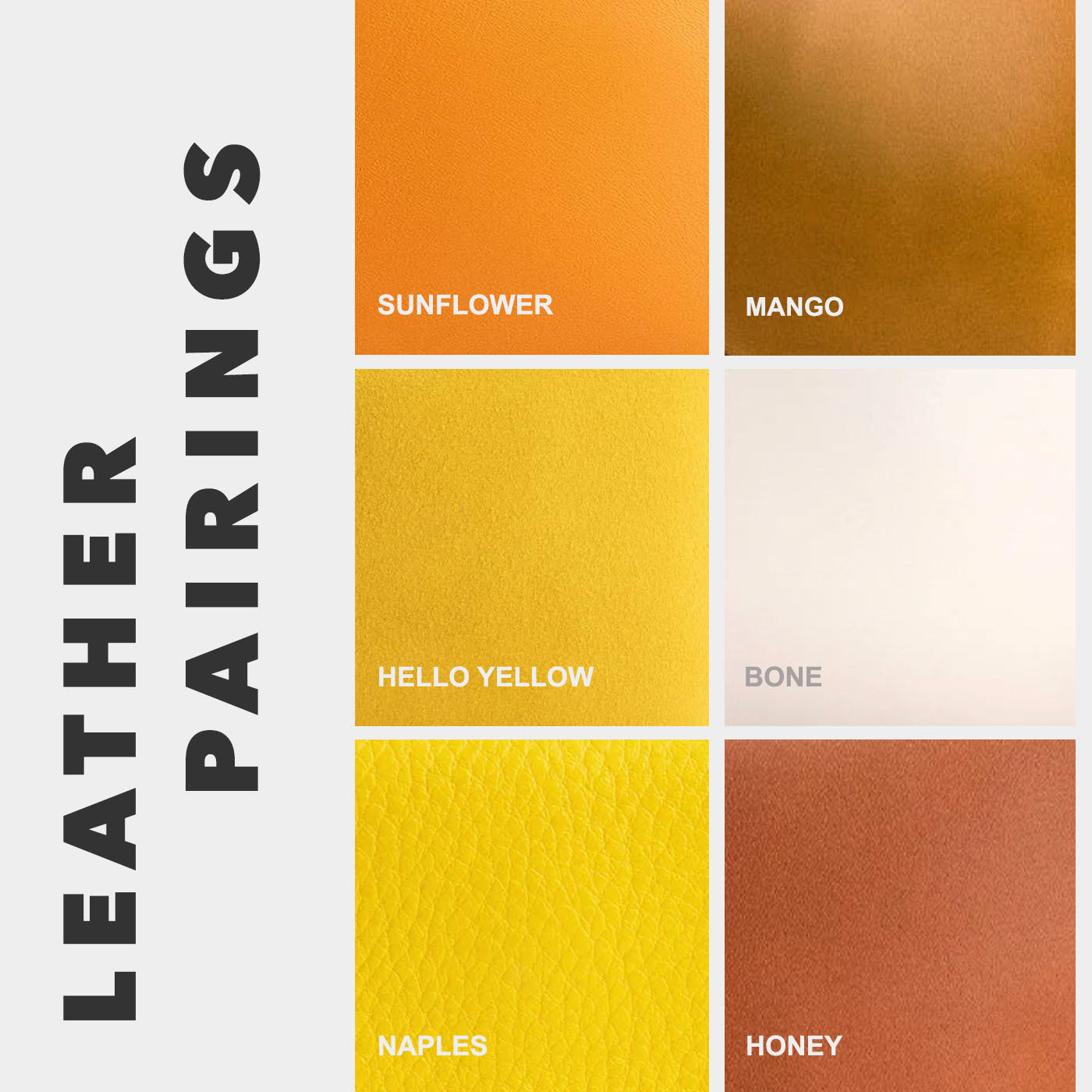 Yellowfield | Leather pairing information