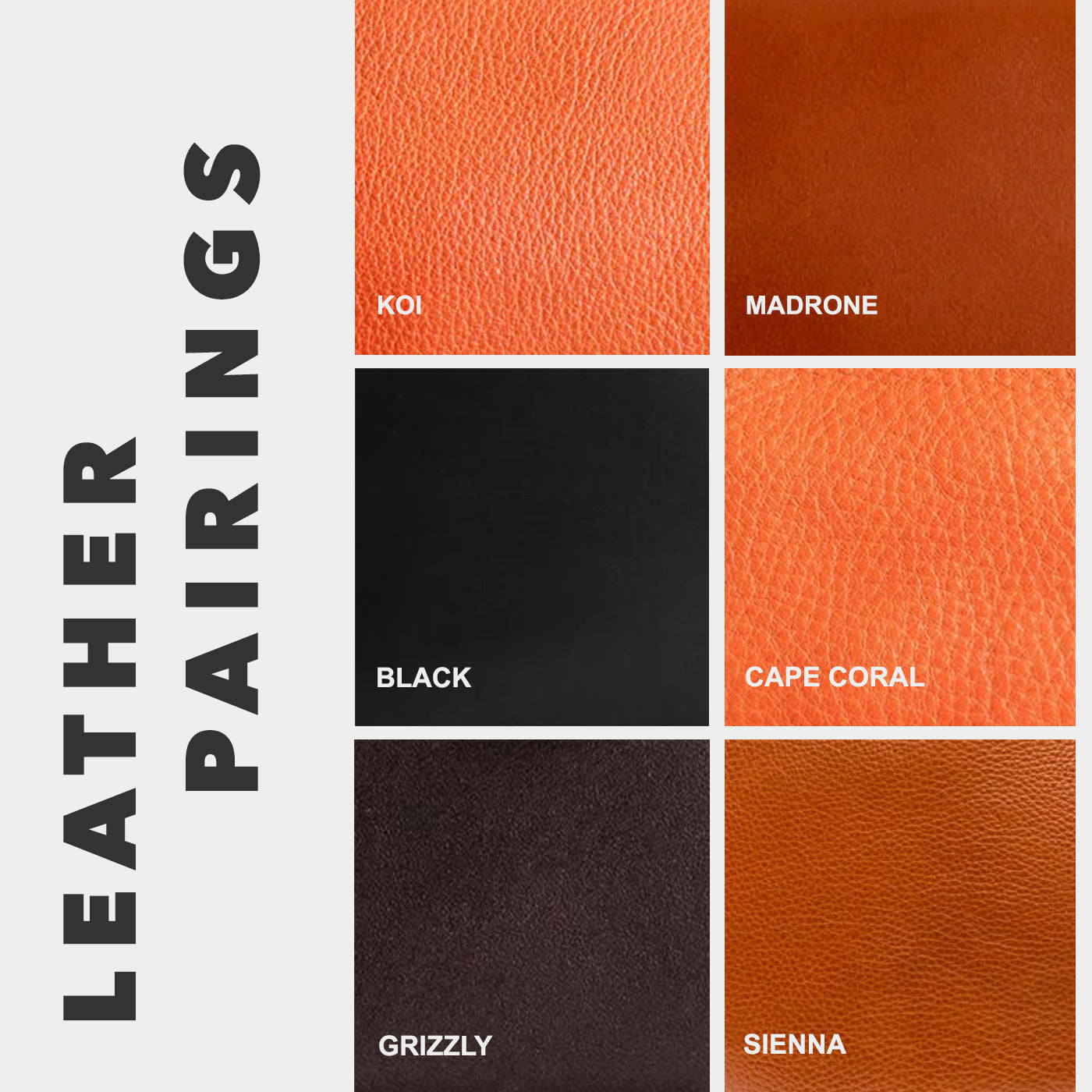 Atomic Orange | Leather pairing information