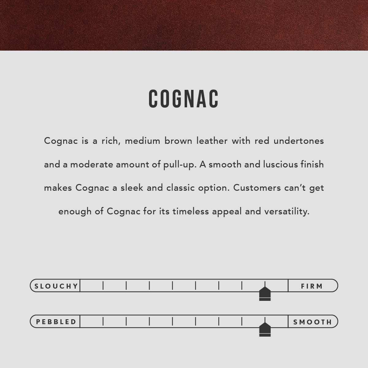 All Color: Cognac | infographic