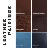 Olive Moss | Leather pairing information