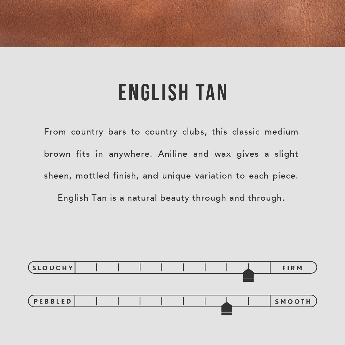All Color: English Tan | infographic