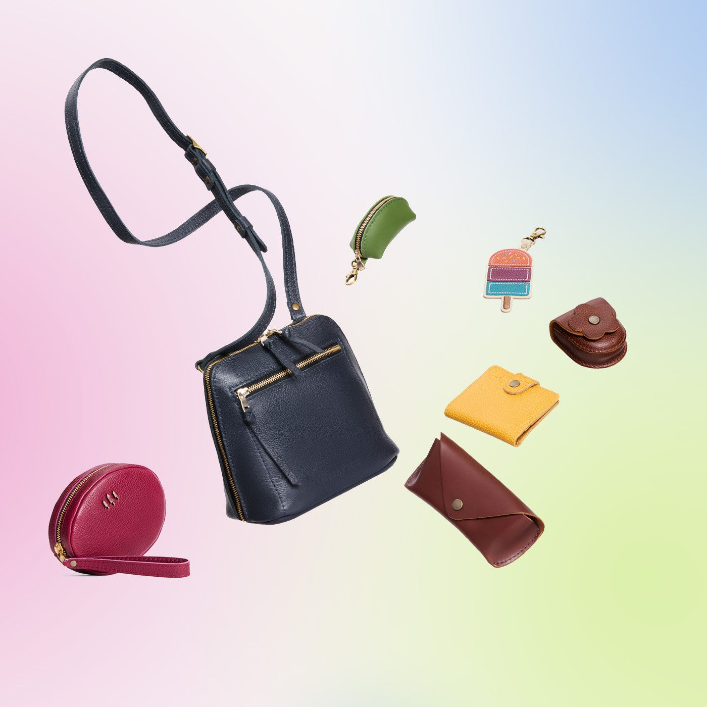 All Variants | A Luna Crossbody and small goods
