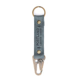 Storm Long | leather logo branded keychain 