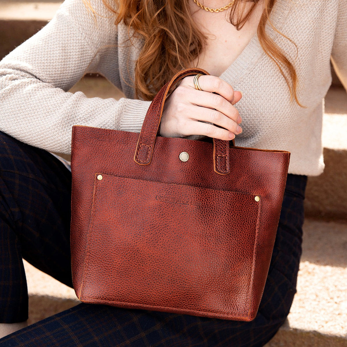 Mini Totes Mini Crossbody Tote | Portland Leather Goods