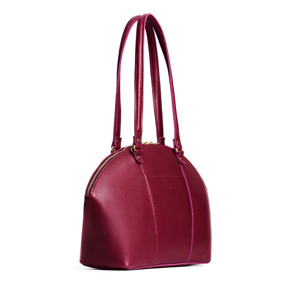 Orchid*Large | A half circle crossbody bag with handles and removable crossbody strap 
