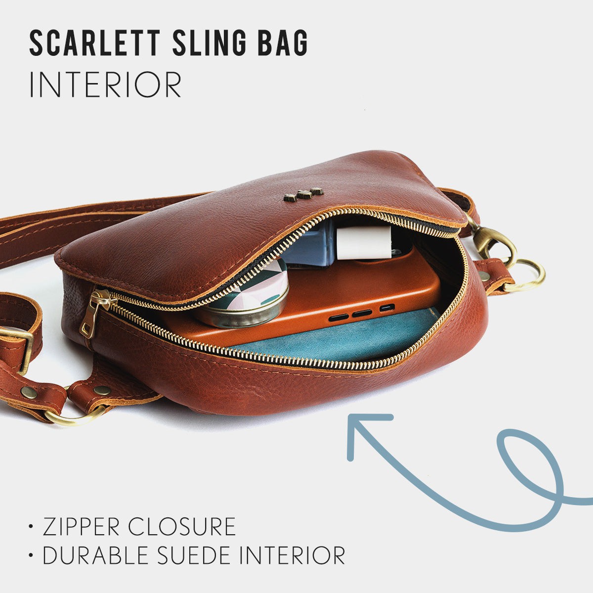 Almost Perfect' Scarlett Sling Bag Portland Leather