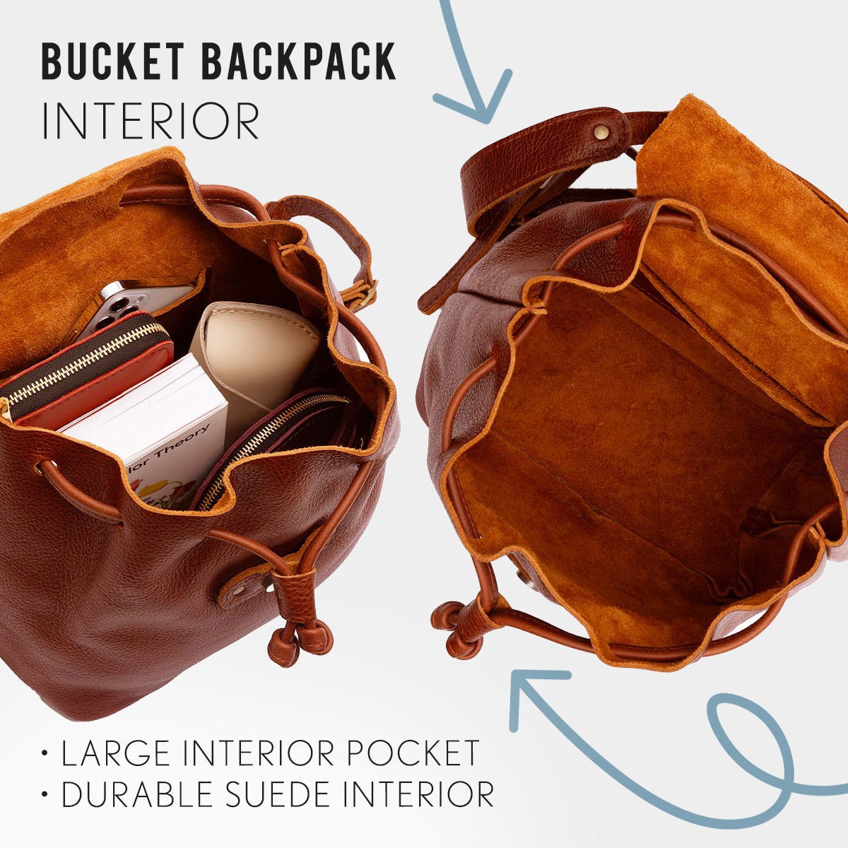 'Almost Perfect' Bucket Backpack | Portland Leather Goods