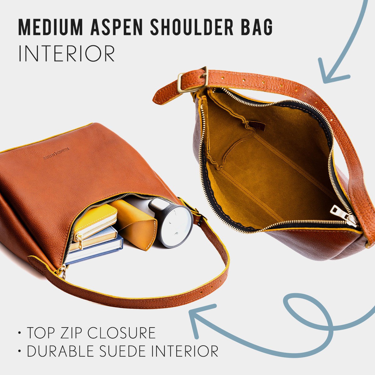 Aspen Shoulder Bag Portland Leather Goods