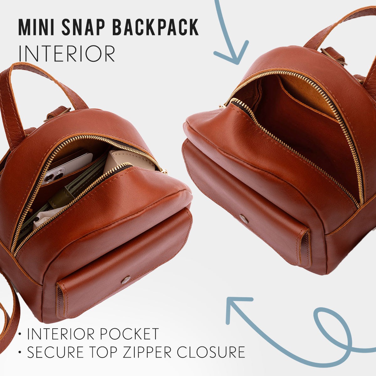 Snap Mini Backpack | Portland Leather Goods