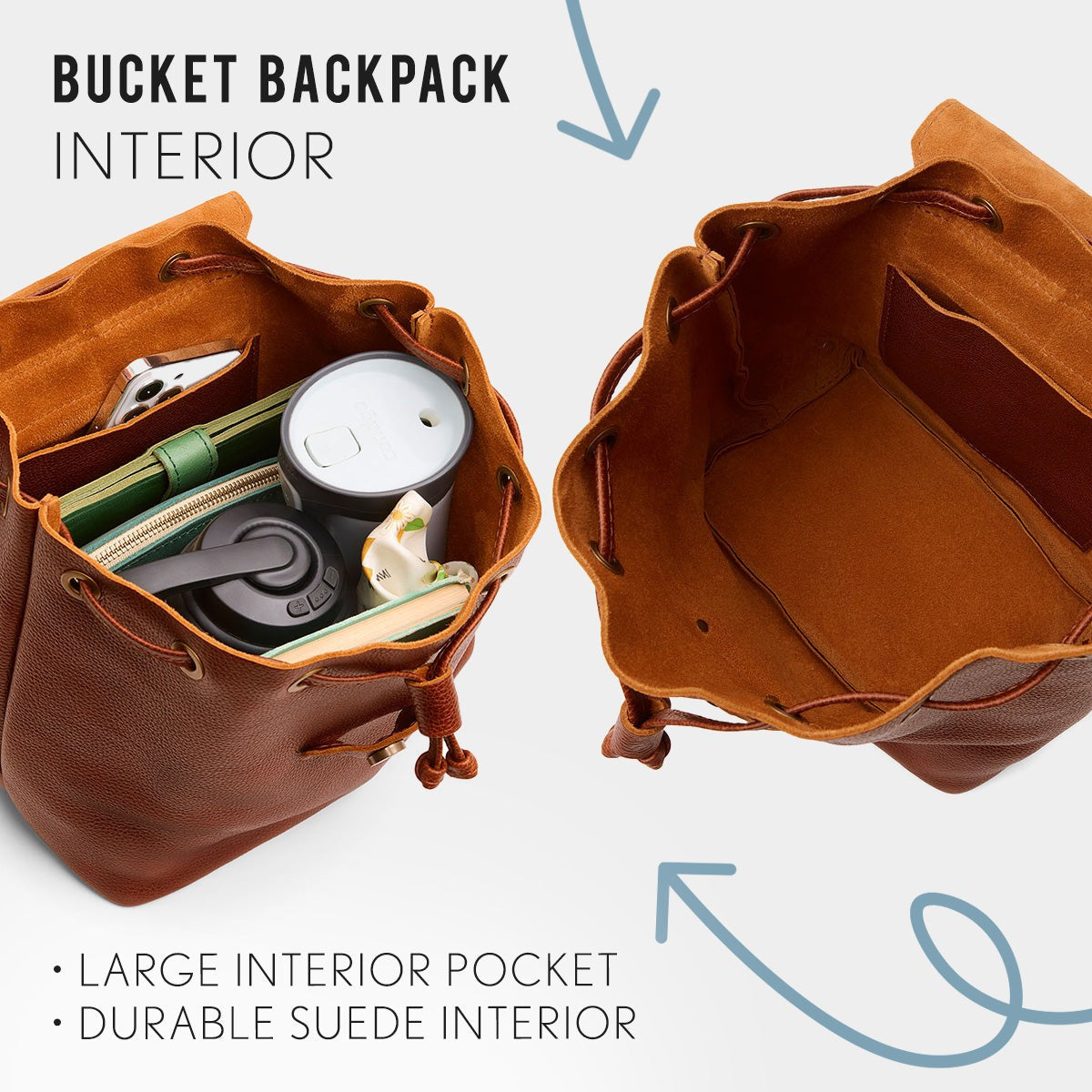 Almost Perfect' Bucket Backpack | Portland Leather Goods