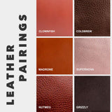 Rosy Haze | Leather pairing information