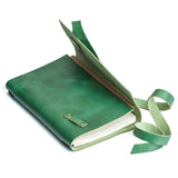 Cowboy Mint Large | Wrap Journal open